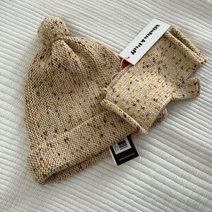 Misha & Puff Autumn Confetti hat and handwarmers